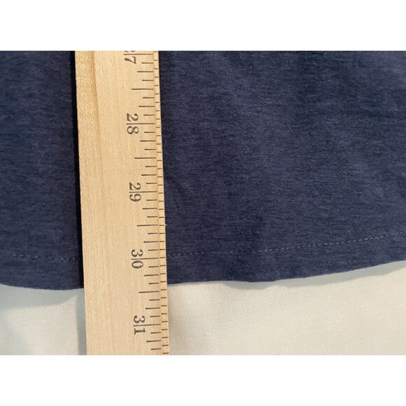 01.ALGO Shirt Mens Large Navy Blue Sustainable Quick Dry Moisture Wicking UPF 40 - Picture 6 of 7